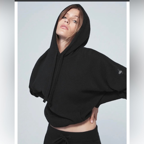 Alo Cashmere Jet Set Hoodie - Picture 1 of 3